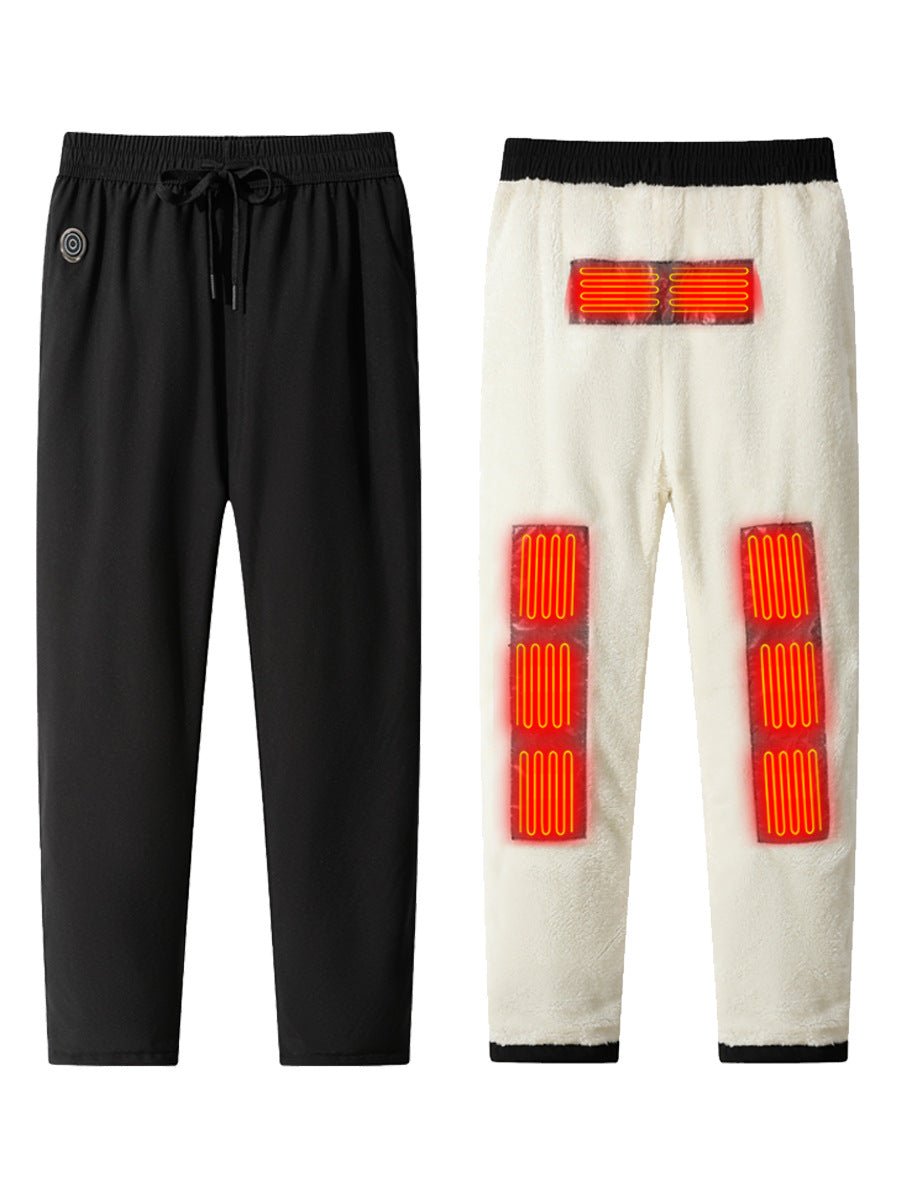 Hot pants for winter warmth, USB electric heating, cotton pants with fleece - VoltraWear