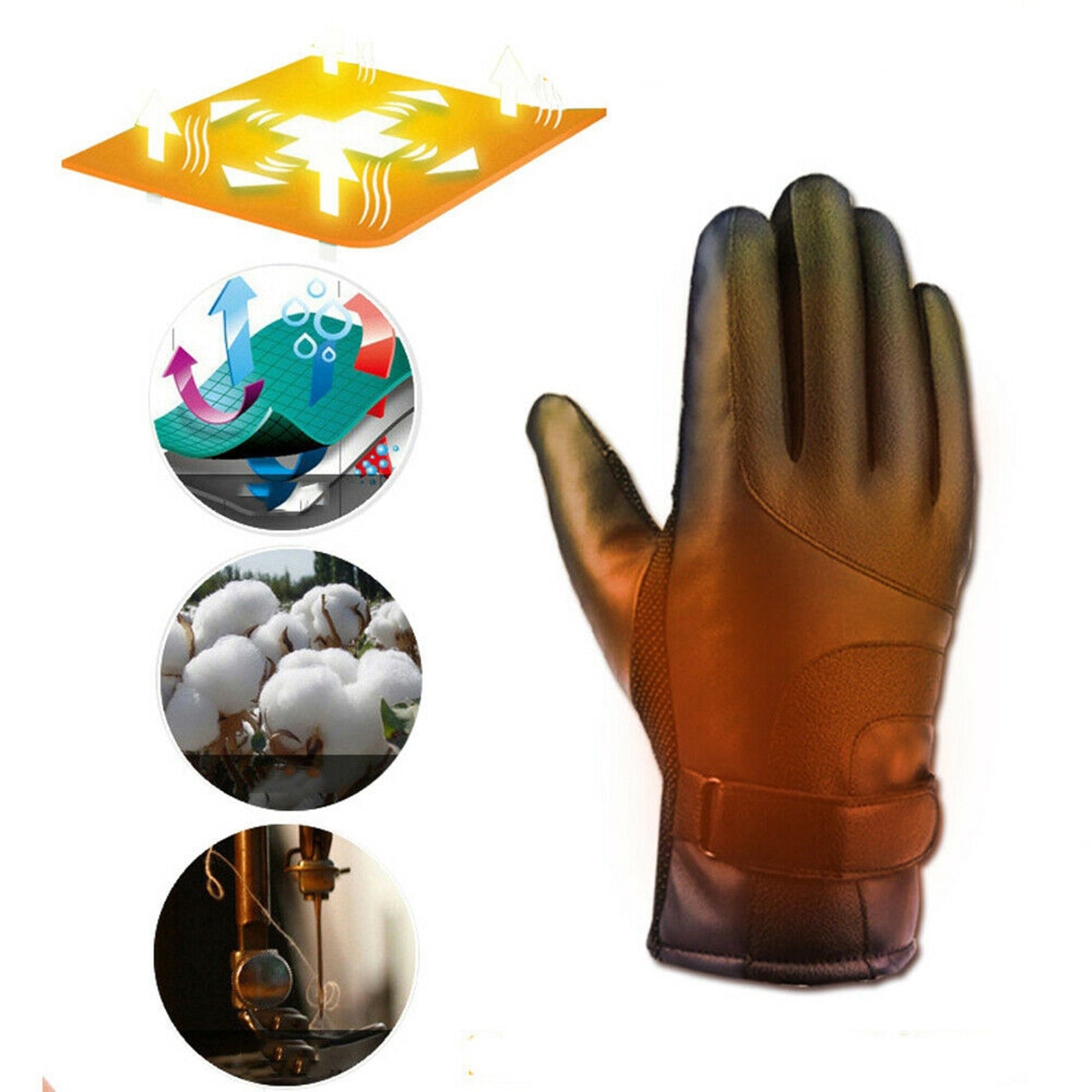 Electric Heated Gloves Waterproof Windproof - VoltraWear