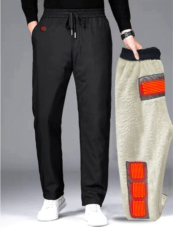 Hot pants for winter warmth, USB electric heating, cotton pants with fleece - VoltraWear