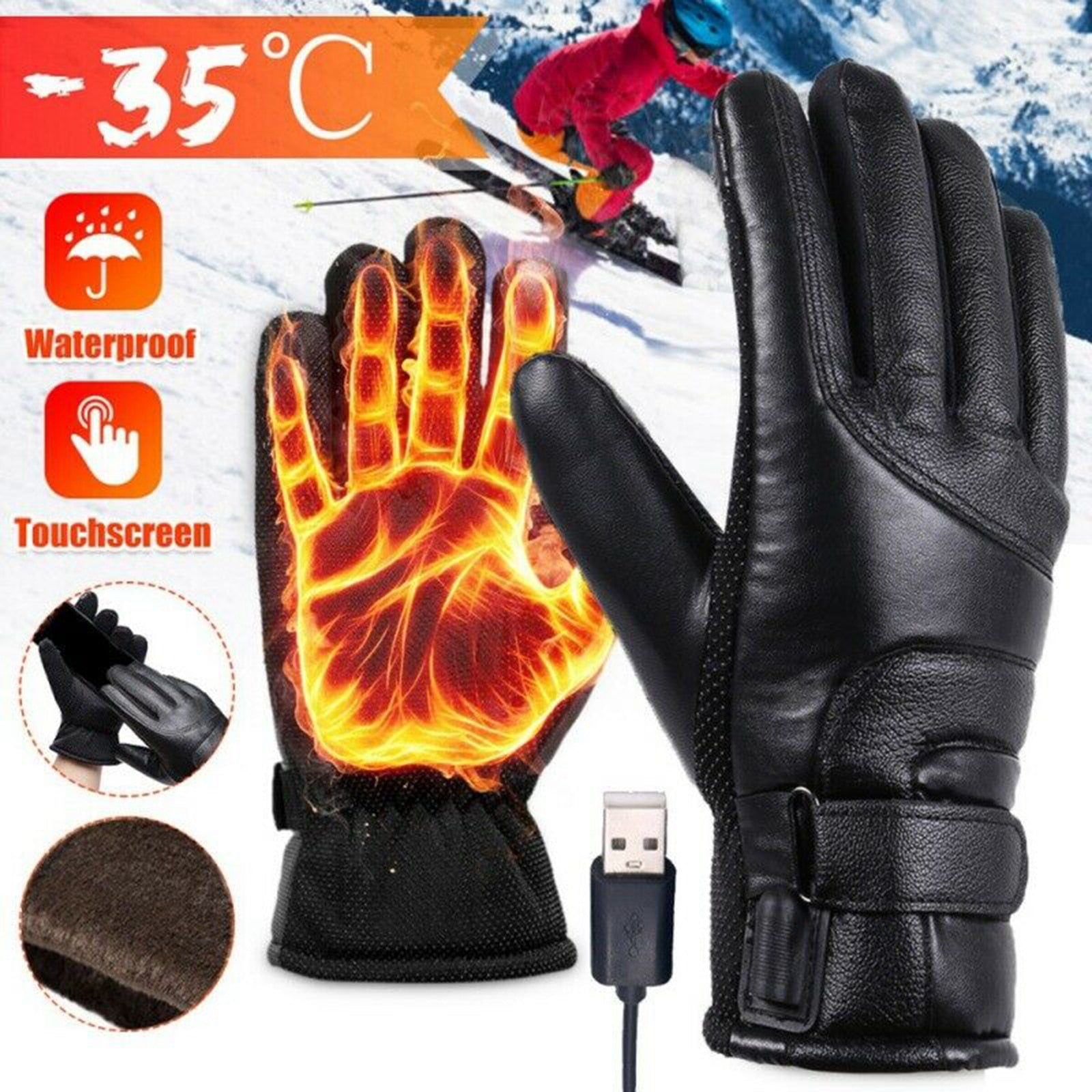 Electric Heated Gloves Waterproof Windproof - VoltraWear