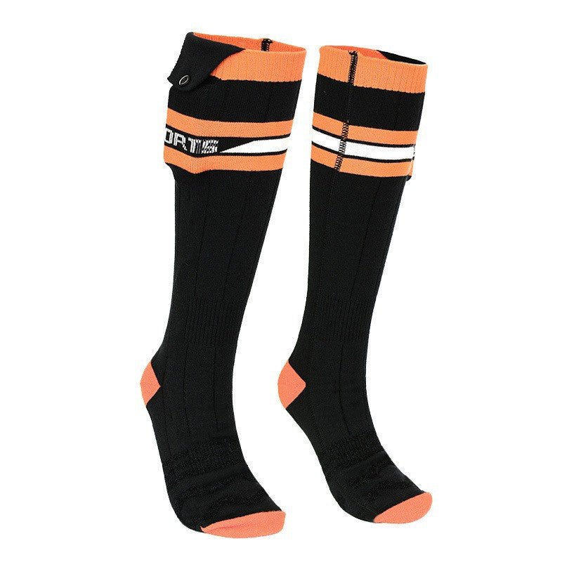 Warm socks for winter, electrically heated socks with USB charging, long tube - VoltraWear