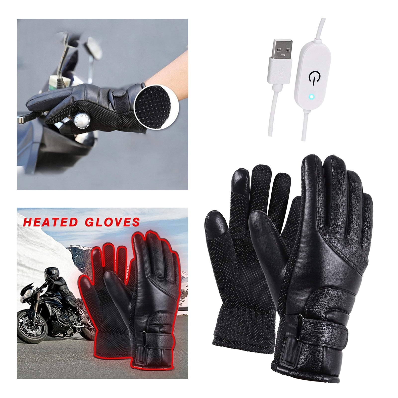Electric Heated Gloves Waterproof Windproof - VoltraWear