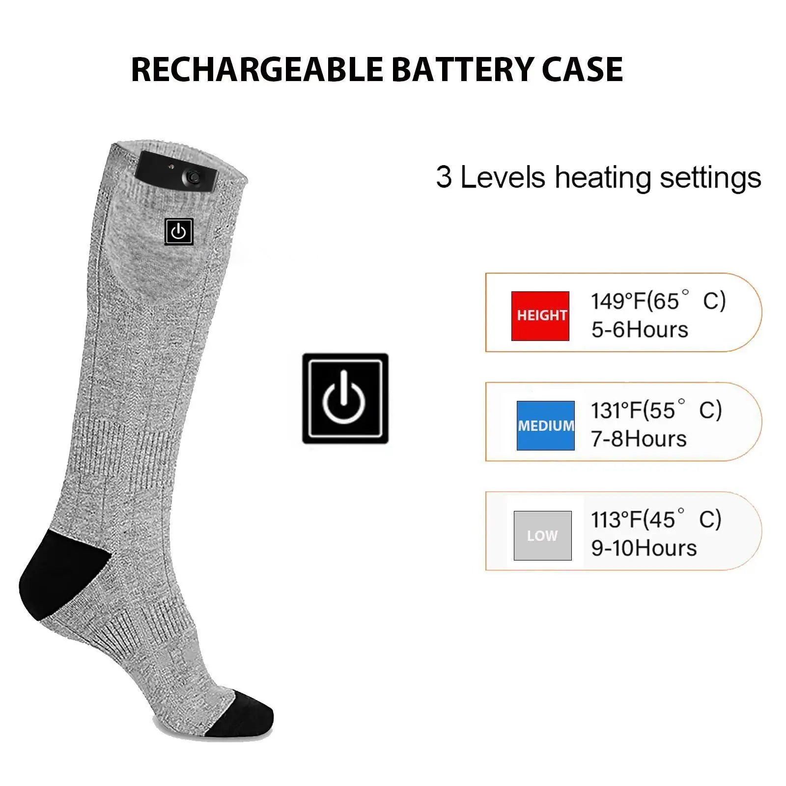 Heating Socks With Battery Box Rechargeable - VoltraWear
