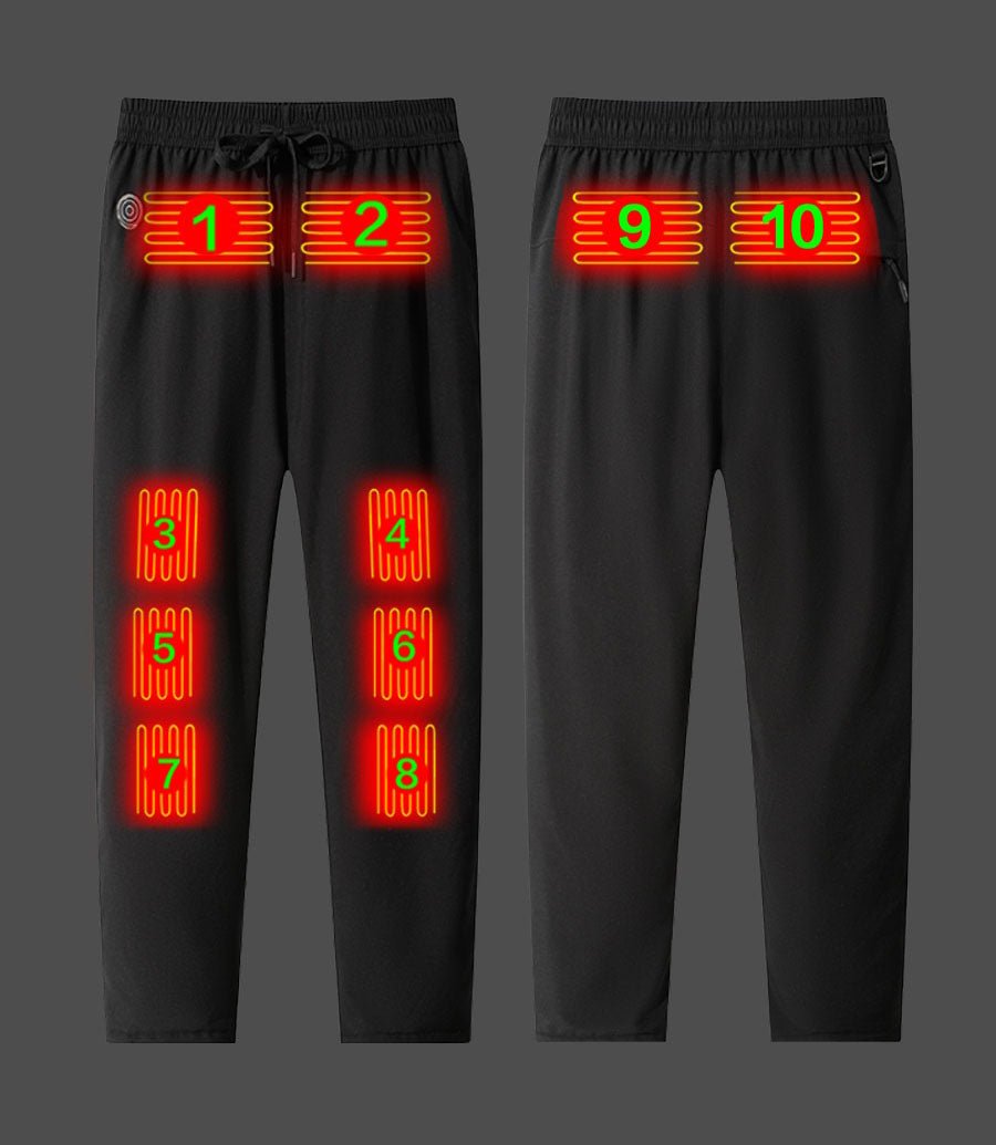 Hot pants for winter warmth, USB electric heating, cotton pants with fleece - VoltraWear