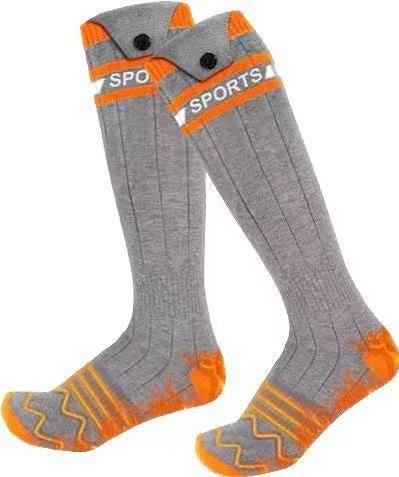 Warm socks for winter, electrically heated socks with USB charging, long tube - VoltraWear